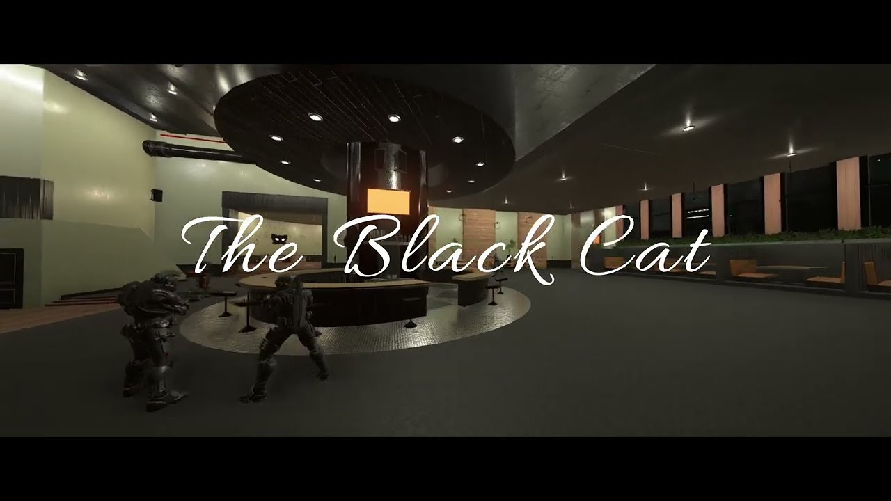 The Black Cat VR Chat Created in Halo Infinite Forge - YouTube