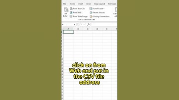 Microsoft Power Query Trick - Load csv/Excel file directly from Web address