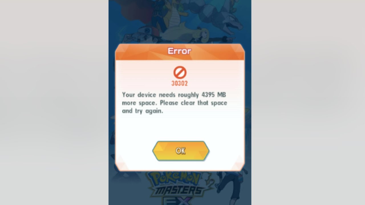 How To Resolve Pokemon Masters EX Error Code 30302? - YouTube