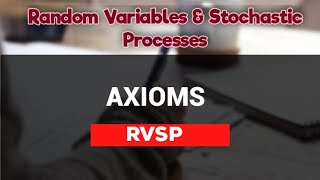RVSP L3|Probability Axioms|S V RAVI KUMAR