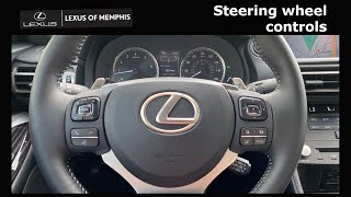 2020-2021 Lexus Steering Wheel Explained/ What are the Plus and Minus Paddles?/ Lexus of Memphis