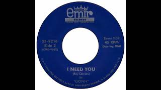 Gonn - I Need You Acetate