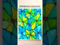 Relaxing Flower Petal Zendoodle for Beginners