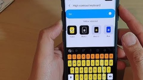 Galaxy S10 / S10+: How to Enable / Disable High Contrast Keyboard