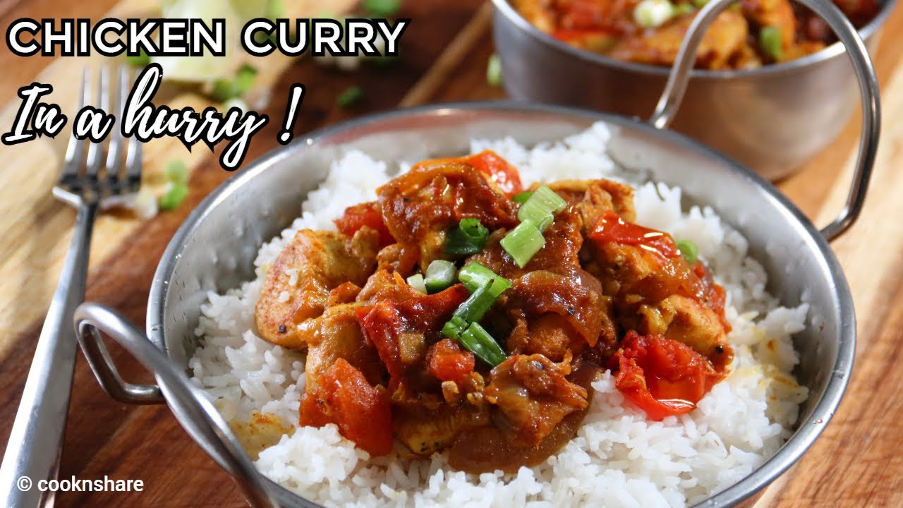 ⁣Chicken Curry in a Hurry - 30 Minutes