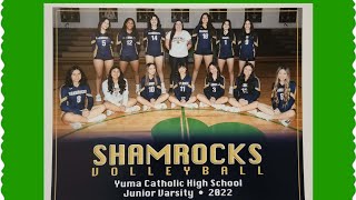 YC JV vs ALA West Set 2 Volleyball 2022 Season Yuma AZ