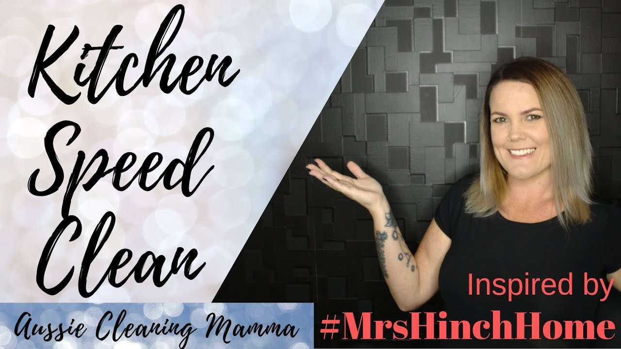 CLEAN MY KITCHEN SPEED CLEAN WITH ME Mrs Hinch Cleaning YouTube