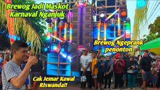 Brewog Jadi Maskot Karnaval Betet Nganjukkompak Riswanda Mahardika Dikawal Cak Jemar