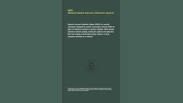 NIDS - Network-based Intrusion Detection System - Security+