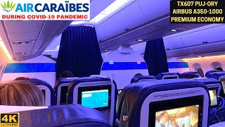 AIR CARAÏBES TX607 Punta Cana PUJ ✈ Paris ORY (Airbus A350-1000 Premium Eco) Flight Report #49 [4K]