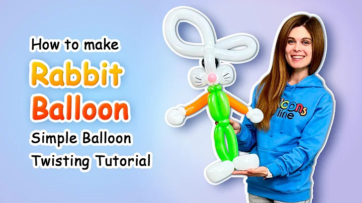 How to make Rabbit Balloon | Simple Balloon Twisting Tutorial