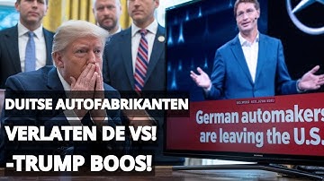 Trump KAN HET NIET GELoven! Duitse autogiganten verlaten de VS — Industrie stort in!