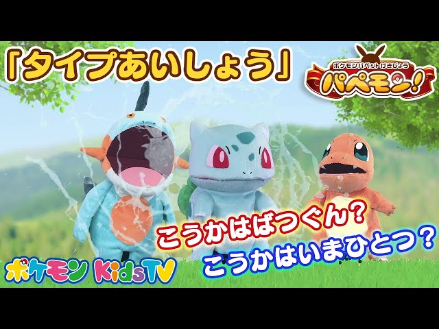 ポケモン公式】ポケモンパペット劇場 パペモン！「タイプあいしょう