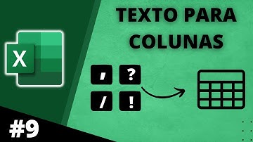 Como converter texto em coluna no Excel