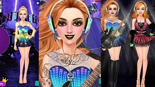 popstar girls dress beautiful 😍 fashion show game #sanakhanofficial #dressupgames #fashionshowgame screenshot 3