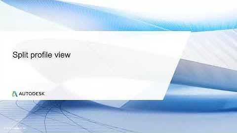 Cert Prep for Autodesk Pro Civil 3D Infrastructure Design Lesson 3: Split a profile view