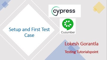 Cypress with Cucumber Part 1: Configuration (SetUp) Cucumber in Cypress |  First Test Case | Cypress