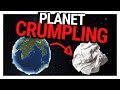 Planet crumpling  kerbal space program halloween special