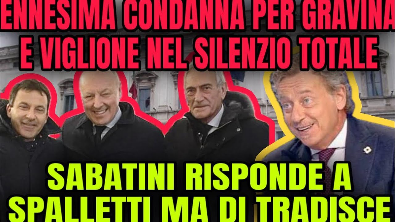 FIGC CONDANNATA! SISTEMA INTER CROLLA! SPALLETTI vs SABATINI!