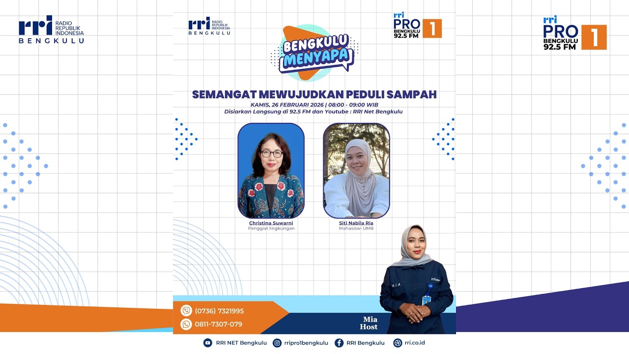 BENGKULU MENYAPA | SEMANGAT MEWUJUDKAN PEDULI SAMPAH | 26 FEB 2026