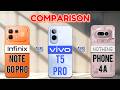 Infinix Note 60 Pro vs vivo T5 Pro vs Nothing Phone 4a : Winner? 😮