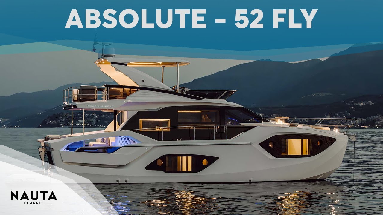 Absolute Yachts - 52 Fly - boat tour esterni e cabinw