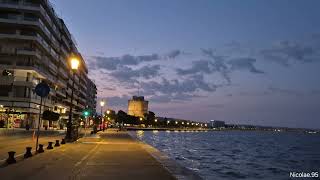 Salonic, GRECIA | Plimbare prin Salonic 2024 | Faleza din Salonic