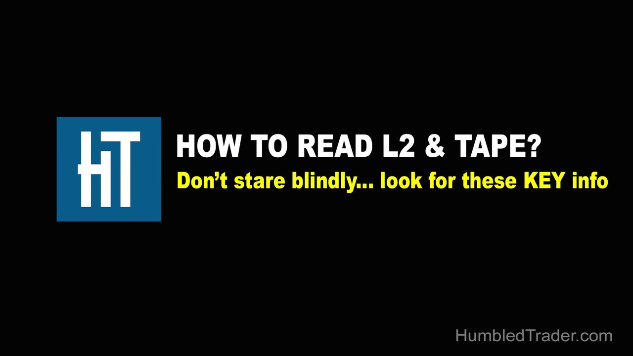 How to Read Level II & Tape - https://humbledtrader.com/discord-room
Stop staring blindly, look for these KEY info!