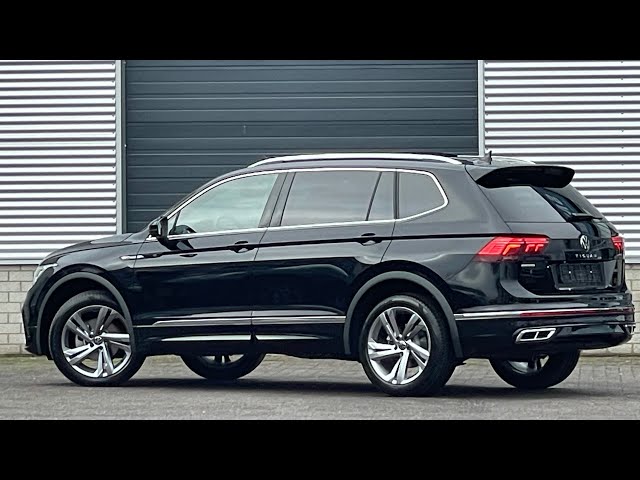 Volkswagen NEW Tiguan Allspace R-line 2022 in 4K Deep Black 19