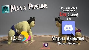 Quill to Maya/Redshift Pipeline with Lavamachine