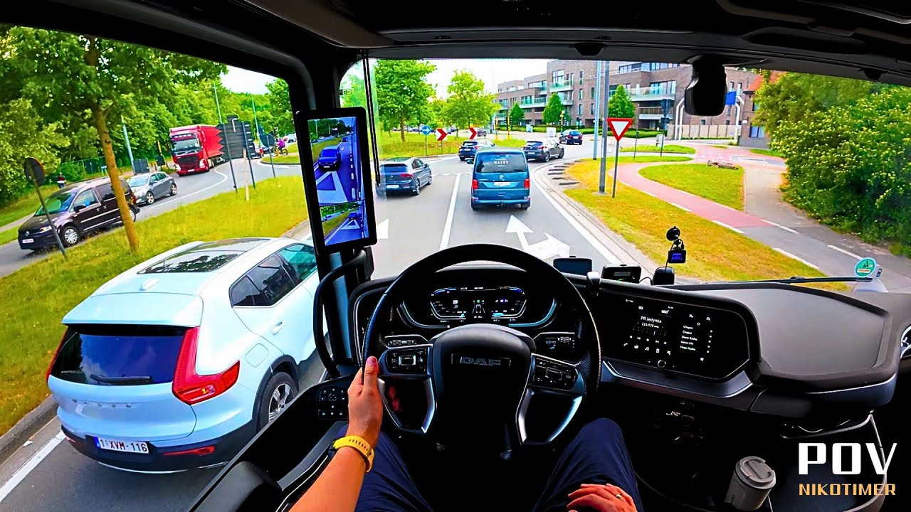 If you want to become a truck driver, see what a regular driver in a transport company looks like