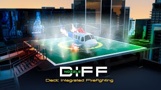Deck Integrated Firefighting Nozzles – Hospital Helipad Protection