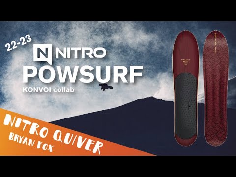 スノーボード Nitro Quiver x Konvoi Surfer The 2025 Nitro X