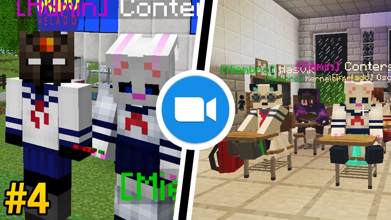 Mi Primera CLASE VIRTUAL en MINECRAFT