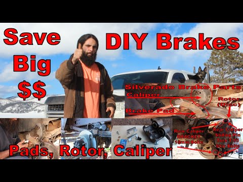 How-To Replace 07-13 Silverado 2500HD Brake Pads, Brake Rotors, & Brake Caliper (Every Step)