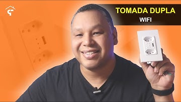 Tomada Dupla com USB Padrão BR WIFI - ALEXA e GOOGLE - Tuya / Smart Life