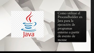 Como utilizar el ProcessBuilder en java para la ejecución de programas externos por evento de mouse
