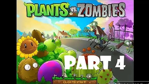 Plants vs Zombies | Walkthrough - Part 4 - Level 4-1 to 4-10