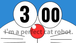 【 3分カウントダウン 】ドラえもんと一緒にヒップホップタイム!【 3-minute timer with Doraemon rap 】