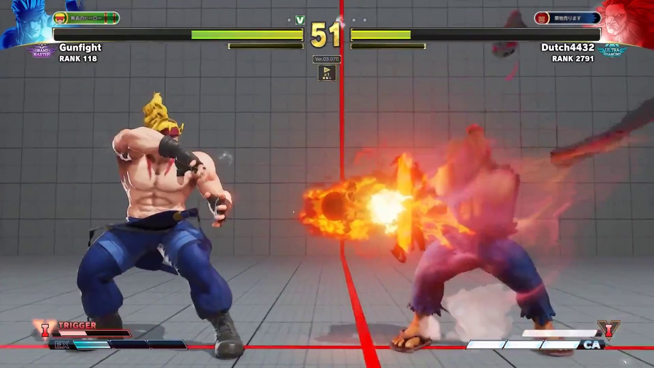 SFVAE - Gunfight (Alex) Parry like Daigo