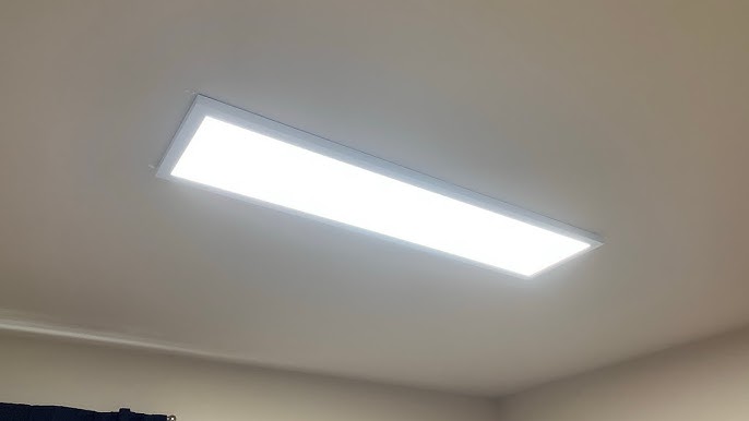 PLAFON LED COCINA RECTANGULAR PLATA