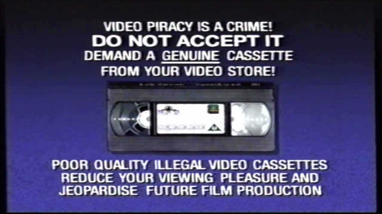 Piracy Warning (MGM/UA Home Video) YouTube Piracy Warning (MGM/UA Home Video) YouTube
