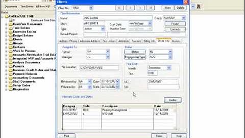 Time: Alternate Codes