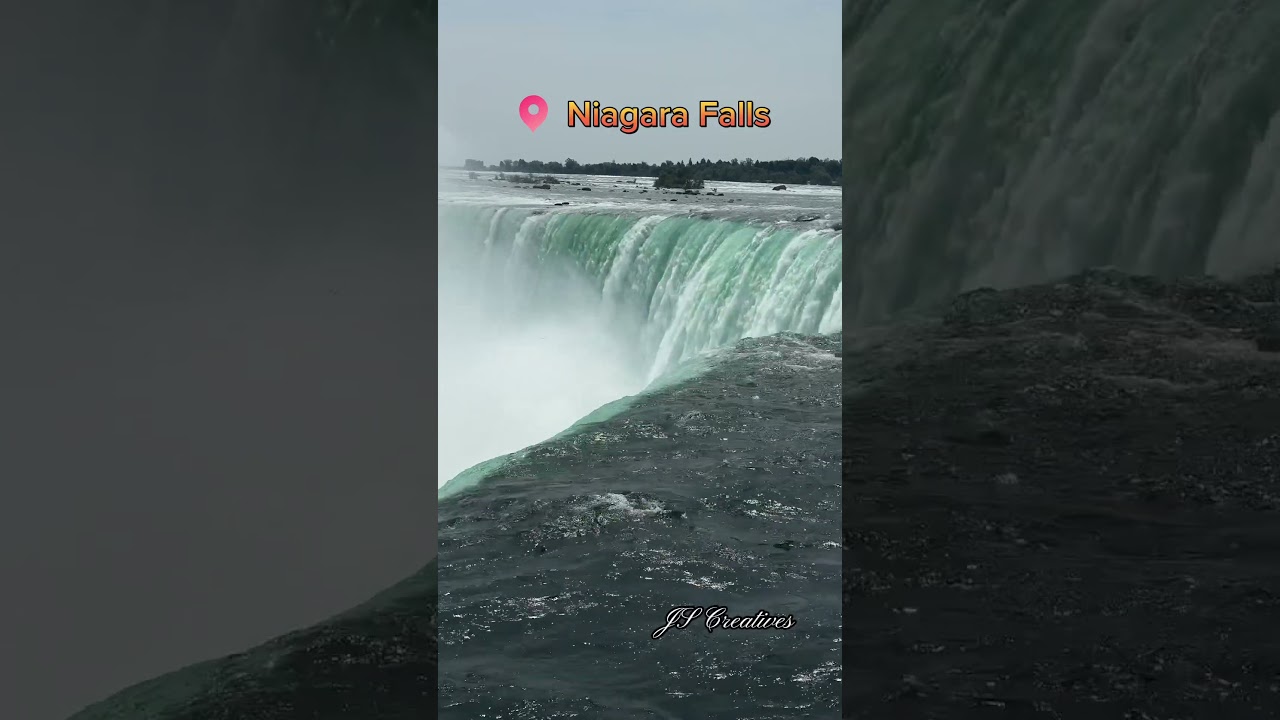 Niagara Falls, where nature is the party and the mist is confetti!!