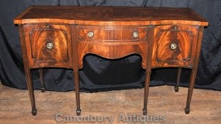 Antique Sheraton Sideboard Server Buffet