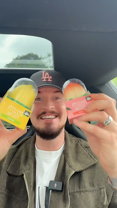 Frozen Dessert 🍑🍋🥭 #frozendessert #kaufland #kiki #rokev #foodasmr #food