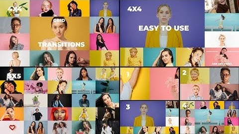 Grid Transition for After Effects | videohive