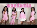 Waydamin Try On Haul | ALL PINK CLOTHING HAUL 💕