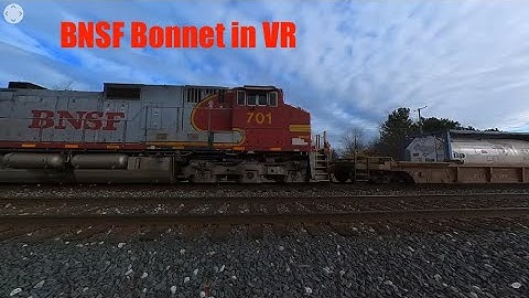 BNSF Warbonnet in VR! (360 video)