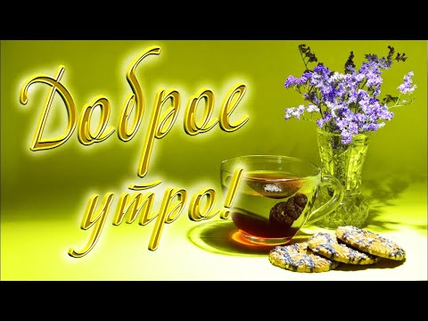 Видео открытка с Добрым утром